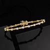 image:imageRossSimons 200 ct tw LabGrown Diamond Link Station Bracelet in 18kt Gold Over SterlingDiamond