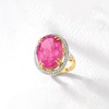image:imageRossSimons 2000 Carat Pink Topaz and 52 ct tw Diamond Ring in 14kt Yellow GoldTopaz