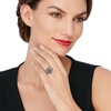 image:imageRossSimons 480 ct tw Sapphire Ring With Diamonds in 14kt White GoldSapphire