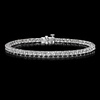 image:imageRossSimons 500 ct tw LabGrown Diamond Tennis Bracelet in Sterling SilverDiamond