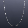 image:imageRossSimons Diamond Station Necklace in 14kt GoldWhite