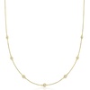 image:imageRossSimons Diamond Station Necklace in 14kt GoldWhite