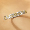image:imageRossSimons Diamond Sunflower Bangle Bracelet in 2Tone Sterling SilverDiamond