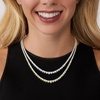 image:imageRossSimons Diamond Tennis Necklace IJ Color  I3 ClarityWhite