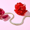 image:imageRossSimons Diamond Tennis Necklace IJ Color  I3 ClarityWhite