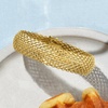 image:imageRossSimons Italian 14kt Yellow Gold BismarkLink Braceletno gemstone
