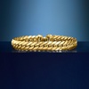 image:imageRossSimons Italian 14kt Yellow Gold CubanLink Braceletno gemstone