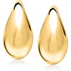 image:imageRossSimons Italian 14kt Yellow Gold ExtraLarge Teardrop Earrings