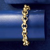 image:imageRossSimons Italian 14kt Yellow Gold RoloChain Braceletno gemstone