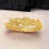 image:imageRossSimons Italian 18kt Yellow Gold Alligator Bangle Braceletno gemstone