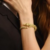 image:imageRossSimons Italian 18kt Yellow Gold Alligator Bangle Braceletno gemstone