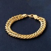 image:imageRossSimons Italian 18kt Yellow Gold CubanLink Braceletno gemstone
