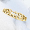image:imageRossSimons Italian 18kt Yellow Gold CurbLink Braceletno gemstone