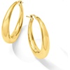 image:imageRossSimons Italian 18kt Yellow Gold Graduated Hoop Earrings