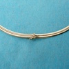image:imageRossSimons Italian 6mm 14kt Yellow Gold Omega NecklaceNo Gemstone
