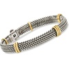 image:imageRossSimons Italian Sterling Silver and 18kt Bonded Gold Woven Braceletno gemstone
