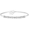 image:imagePure Collection by RossSimons 020 ct tw Diamond MultiShaped Station Bracelet in Sterling SilverDiamond