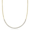 image:imagePure Collection by RossSimons 100 ct tw Diamond TennisStyle Necklace in 14kt Yellow GoldDiamond