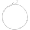 image:imageRS Pure by RossSimons Diamond BezelSet Diamond Station Anklet 20 ct twWhite