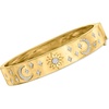 image:imageRossSimons 015 ct tw Diamond Celestial Bangle Bracelet in 18kt Gold Over SterlingDiamond
