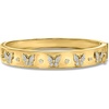 image:imageRossSimons 020 ct tw Diamond Butterfly Bangle Bracelet in 18kt Gold Over SterlingDiamond