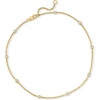 image:imageRossSimons 025 ct tw Diamond Anklet in 18kt Gold Over Sterling 9 inches
