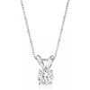 image:imageRossSimons 033 Carat Diamond Solitaire Necklace in 14kt White Gold 18 inches