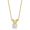 image:imageRossSimons 033 Carat Diamond Solitaire Necklace in 14kt Yellow Gold 18 inches