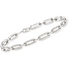 image:imageRossSimons 100 ct tw Diamond Paper Clip Link Bracelet in Sterling SilverDiamond