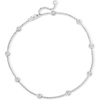 image:imageRossSimons 100 ct tw Diamond Station Anklet in Sterling Silver 9 inches