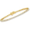 image:imageRossSimons 100 ct tw Diamond Tennis Bracelet in 18kt Gold Over SterlingYellow Gold
