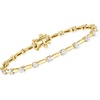image:imageRossSimons 200 ct tw LabGrown Diamond Link Station Bracelet in 18kt Gold Over SterlingDiamond