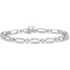 image:imageRossSimons 200 ct tw Pave Diamond Link Bracelet in 14kt White GoldDiamond