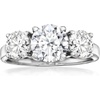image:imageRossSimons 300 ct tw LabGrown Diamond 3Stone Ring in 14kt White Gold Size 7