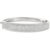 image:imageRossSimons 300 ct tw Pave Diamond Bangle Bracelet in Sterling SilverDiamond