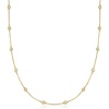 image:imageRossSimons BezelSet Diamond Station Necklace in Sterling Silver