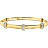 image:imageRossSimons Diamond Station Bangle Bracelet in 18kt Gold Over SterlingDiamond
