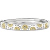 image:imageRossSimons Diamond Sunflower Bangle Bracelet in 2Tone Sterling SilverDiamond