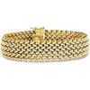 image:imageRossSimons Italian 14kt Yellow Gold RisoLink Braceletno gemstone