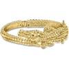 image:imageRossSimons Italian 18kt Yellow Gold Alligator Bangle Braceletno gemstone
