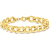 image:imageRossSimons Italian 18kt Yellow Gold CurbLink Braceletno gemstone