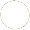 image:imageRossSimons Italian 2mm 14kt Yellow Gold Omega NecklaceNo Gemstone