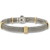 image:imageRossSimons Italian Sterling Silver and 18kt Bonded Gold Woven Braceletno gemstone
