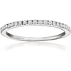 image:imageRossSimons Pure Collection 015 ct tw Diamond Ring in Sterling Silver Size 10