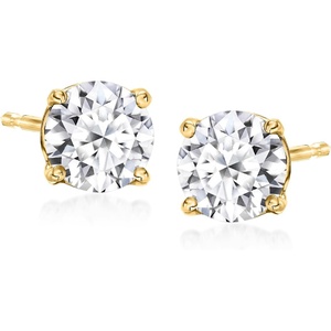 image:imageRossSimons 100 ct tw LabGrown Diamond Stud Earrings in 14kt Yellow Gold