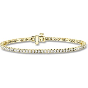 image:imageRossSimons 200 ct tw LabGrown Diamond Tennis Bracelet in 18kt Gold Over SterlingDiamond