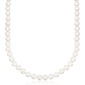 image:imageRossSimons 775mm Cultured Akoya Pearl Necklace With 18kt White GoldNo Gemstone