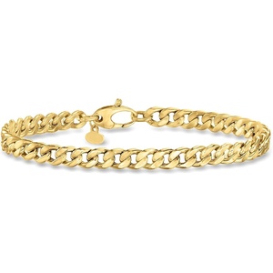 image:imageRossSimons Italian 5mm 14kt Yellow Gold CurbLink Braceletno gemstone