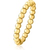 image:imagePure Collection by RossSimons 3mm 14kt Yellow Gold Bead Stretch RingNo Gemstone