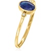 image:imagePure Collection by RossSimons Gemstone and DiamondAccented Ring in 14kt Yellow GoldSapphire